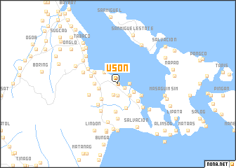 map of Uson