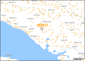 map of Usorci
