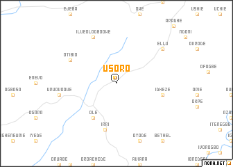 map of Usoro