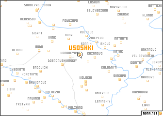 map of Usoshki