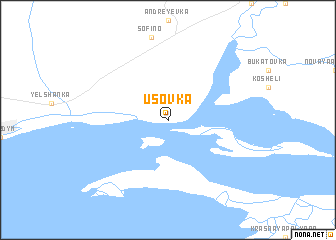 map of Usovka