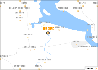 map of Usovo