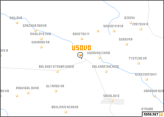 map of Usovo