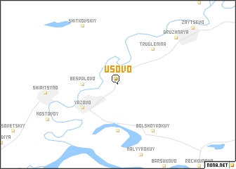 map of Usovo