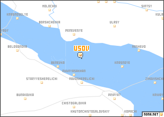 map of Usov