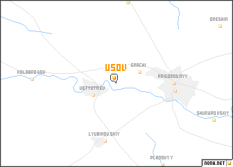 map of Usov