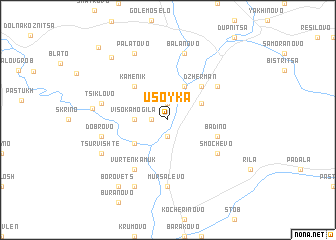 map of Usoyka