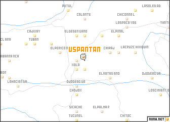 map of Uspantán