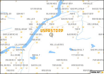 map of Uspastorp