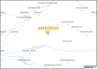 map of Uspenovka