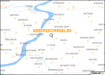 map of Uspenskiy Posëlok