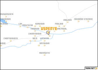 map of Uspen\