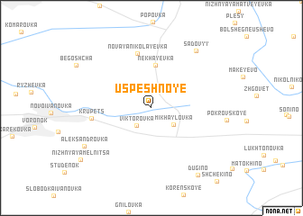 map of Uspeshnoye