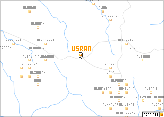 map of ‘Usrān