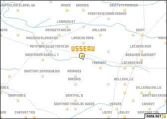 map of Usseau