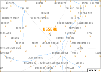 map of Usseau