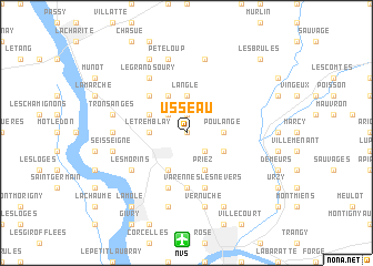 map of Usseau