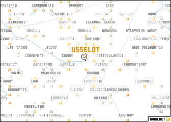 map of Usselot