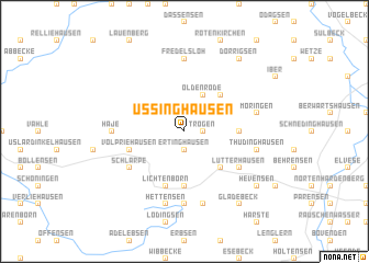 map of Üssinghausen
