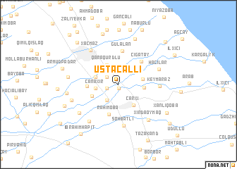 map of Ustacallı