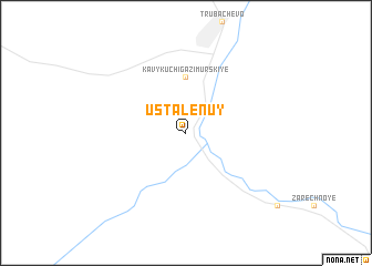 map of Ust\