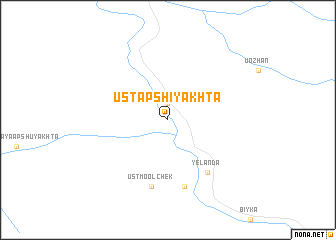 map of Ust\