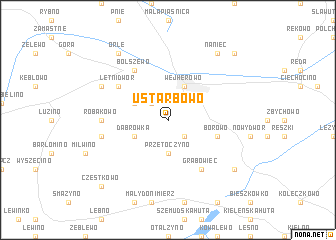 map of Ustarbowo