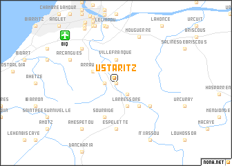 Ustaritz (France) map - nona.net