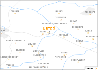 map of Ustar\