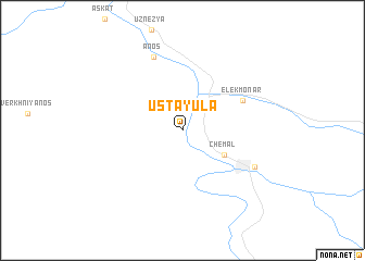 map of Ust\