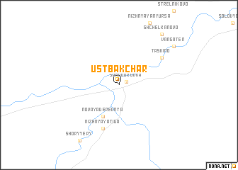 map of Ust\