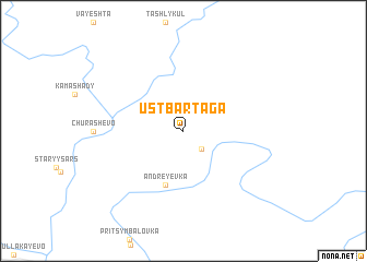 map of Ust\