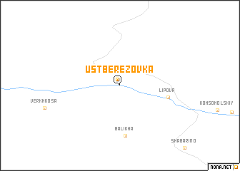 map of Ust\