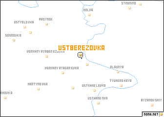 map of Ust\