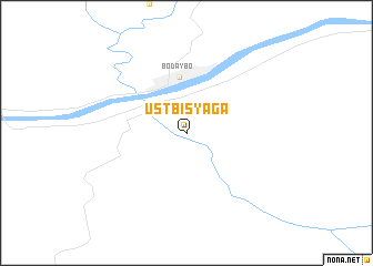 map of Ust\