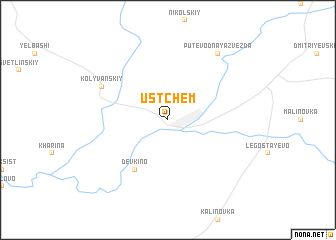 map of Ust\