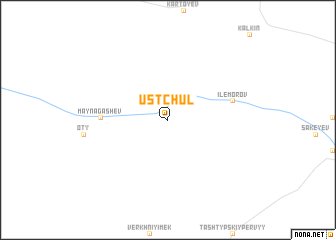 map of Ust\