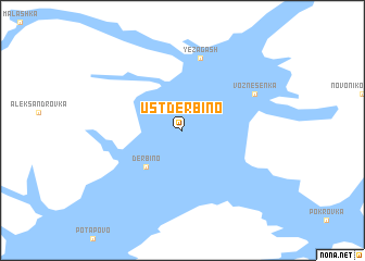 map of Ust\