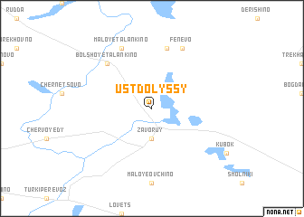 map of Ust\