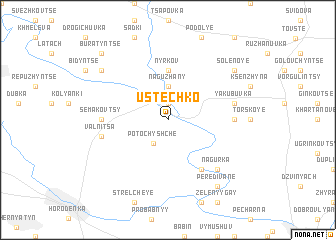 map of Ustechko