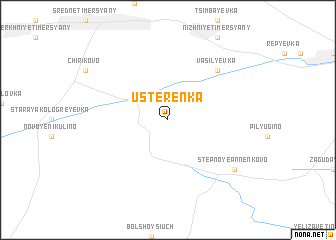 map of Usterenka