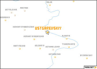 map of Ust\