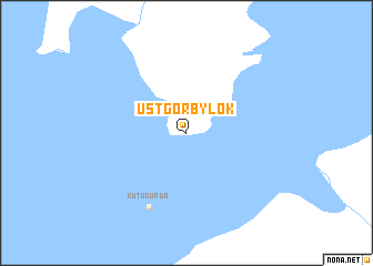 map of Ust\