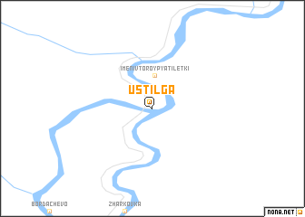 map of Ust\
