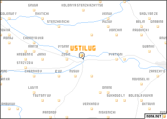 map of Ustilug