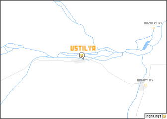 map of Ust\
