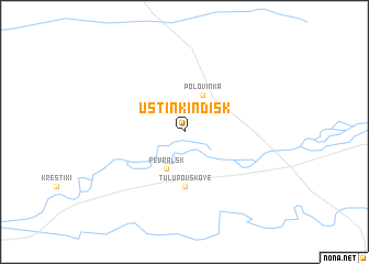 map of Ust\