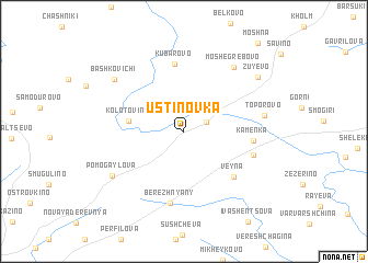 map of Ustinovka