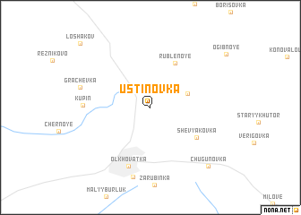 map of Ustinovka