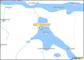 map of Ustinovka